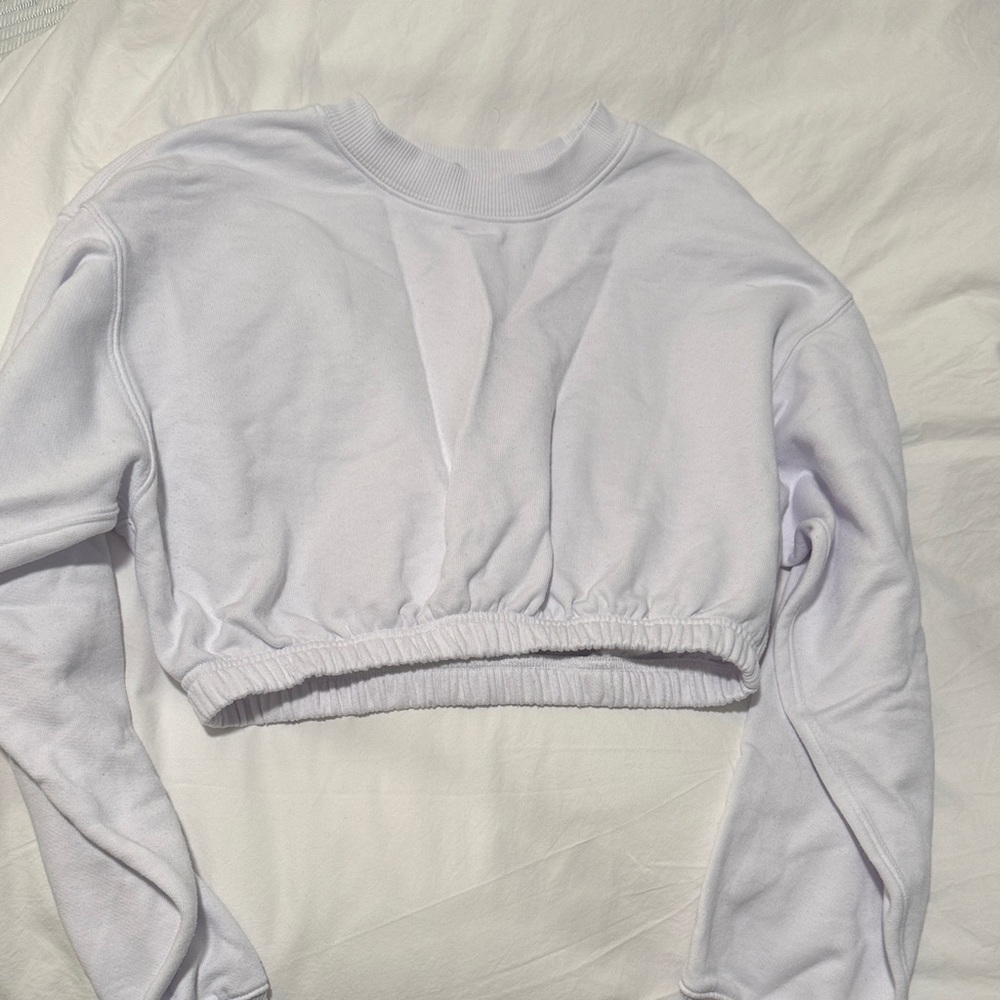 Alo cropped sweatshirt